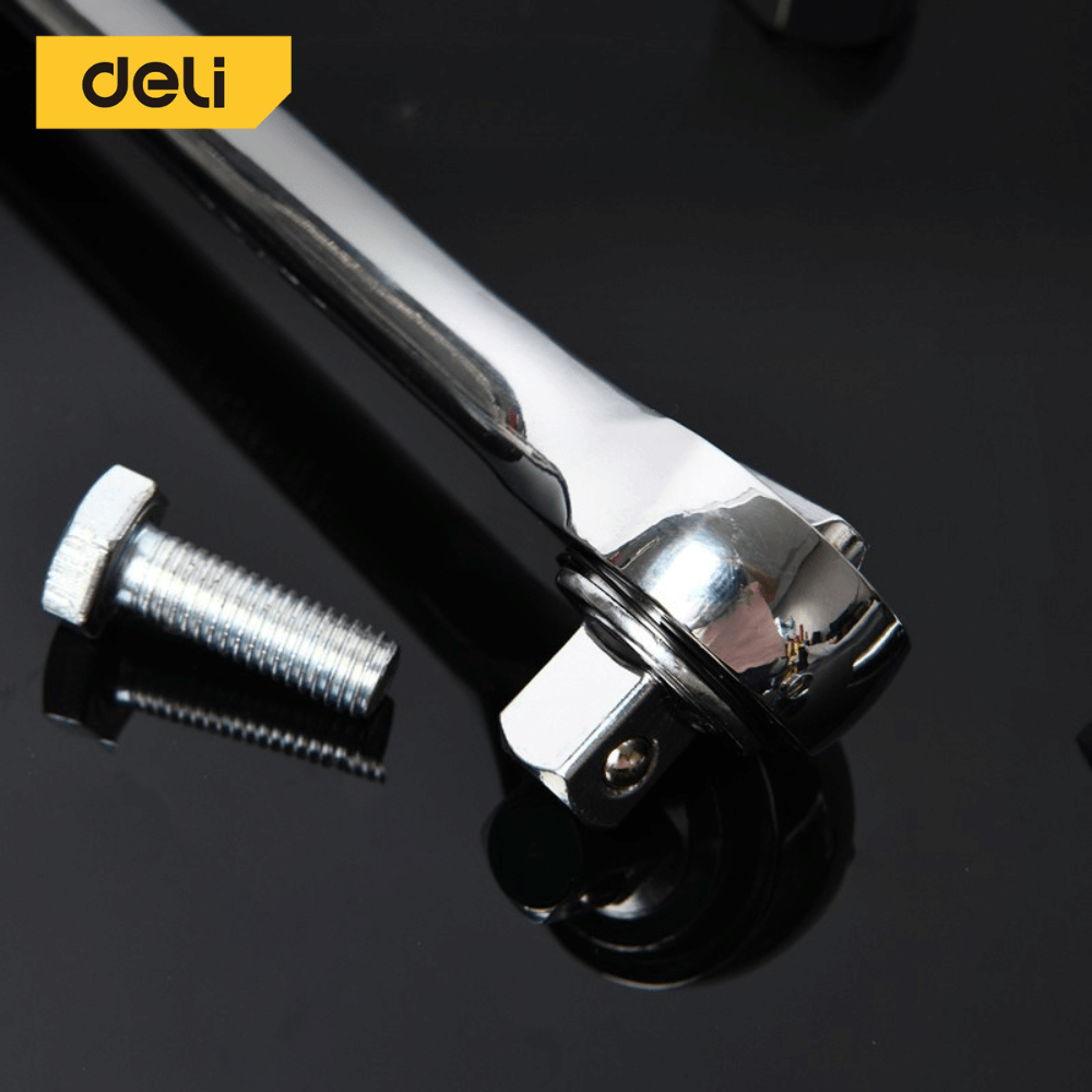 ประเเจ DELI EDL4180-YL-01 1/2นิ้ว สีเหลือง-ดำ